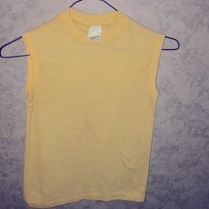 Vintage 60’s Dobie Brand Sleeveless Ribbed Knit Top